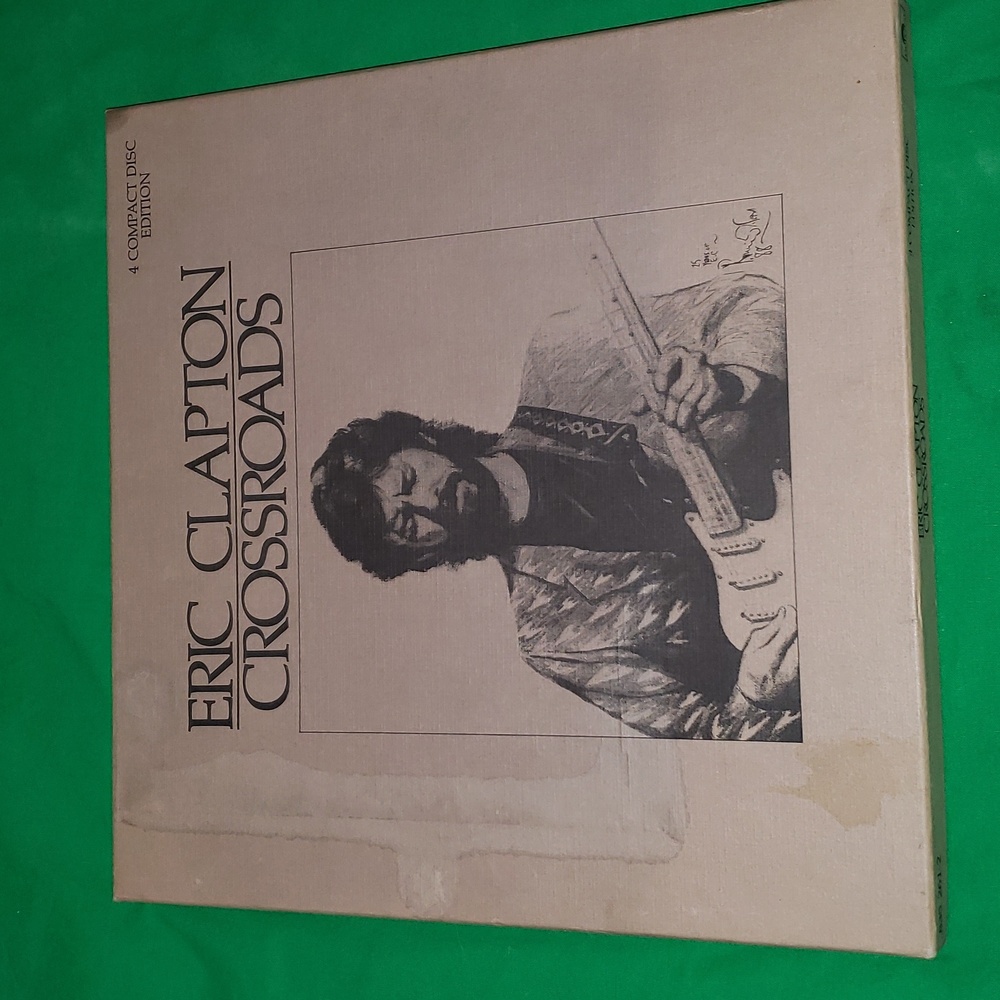 Eric Clapton Crossroads 4CD Box Set Book Cases and Box only No CDs Included